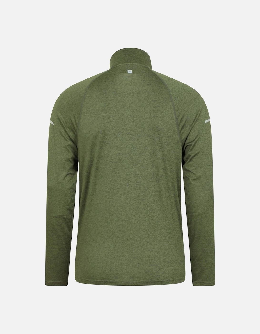 Mountain Warehouse Mens Echo Melange Recycled Half Zip Midlayer