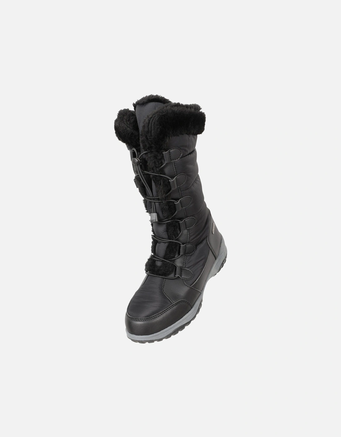 Womens/Ladies Snowflake Snow Boots, 6 of 5