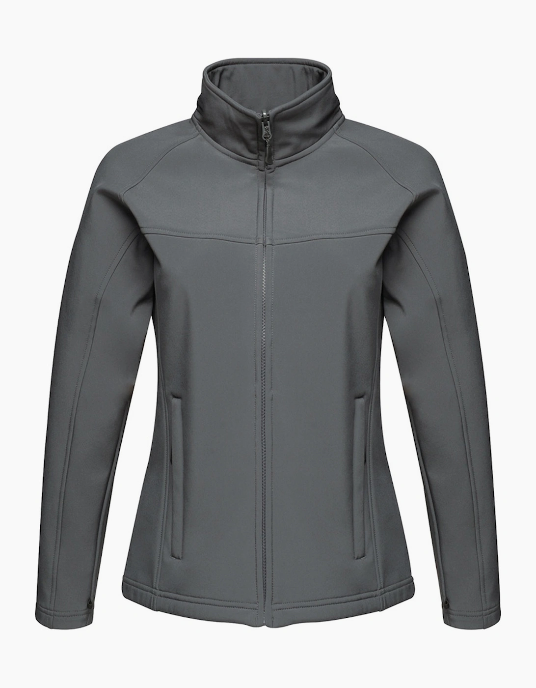 Regatta Women's Grey Uproar Softshell Wind Resistant Jacket - Size: 20