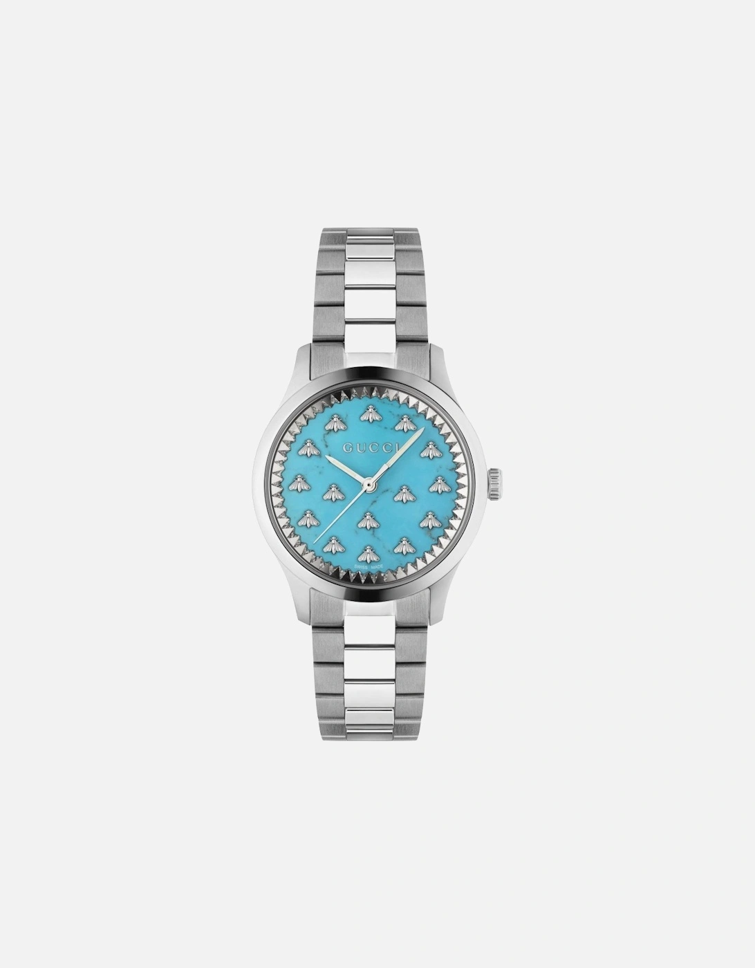 YA1265044 G-Timeless Turquoise Dial Unisex Watch, 8 of 7