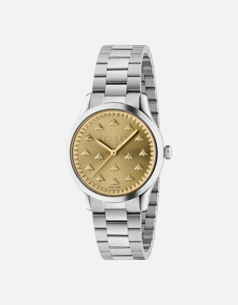 YA1265035 G-Timeless Gold Dial Ladies Watch