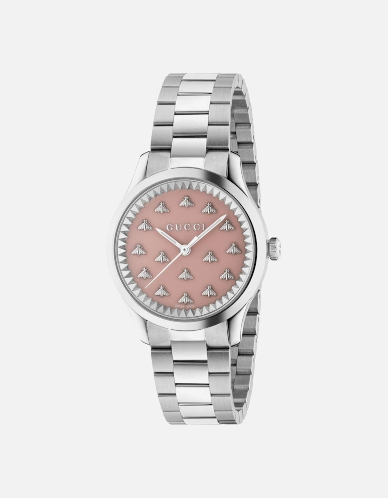 YA1265033 G-Timeless Pink Dial Ladies Watch