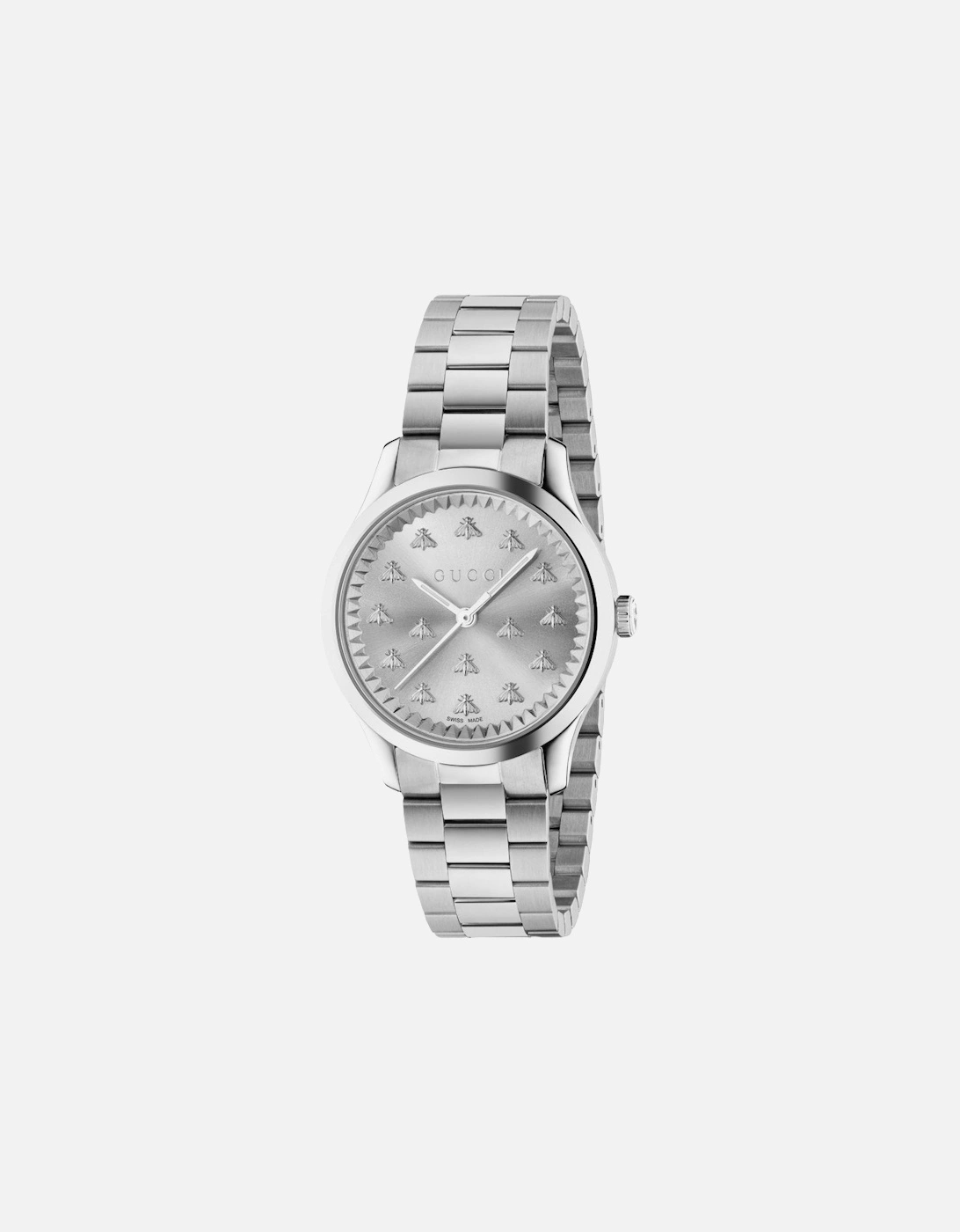 YA1265031 G-Timeless Silver Dial Ladies Watch, 6 of 5