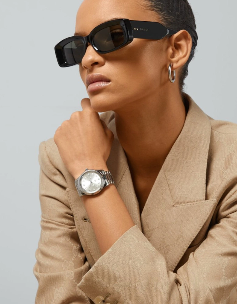YA1265031 G-Timeless Silver Dial Ladies Watch