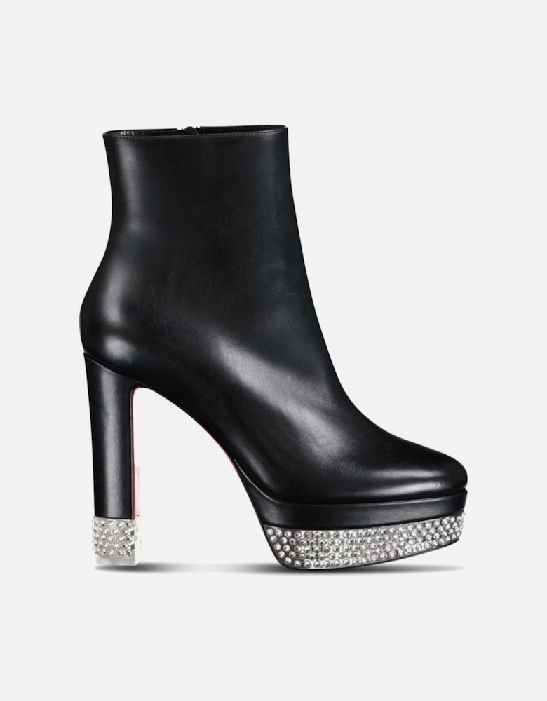 Cassandribooty Leather Ankle Boots Black