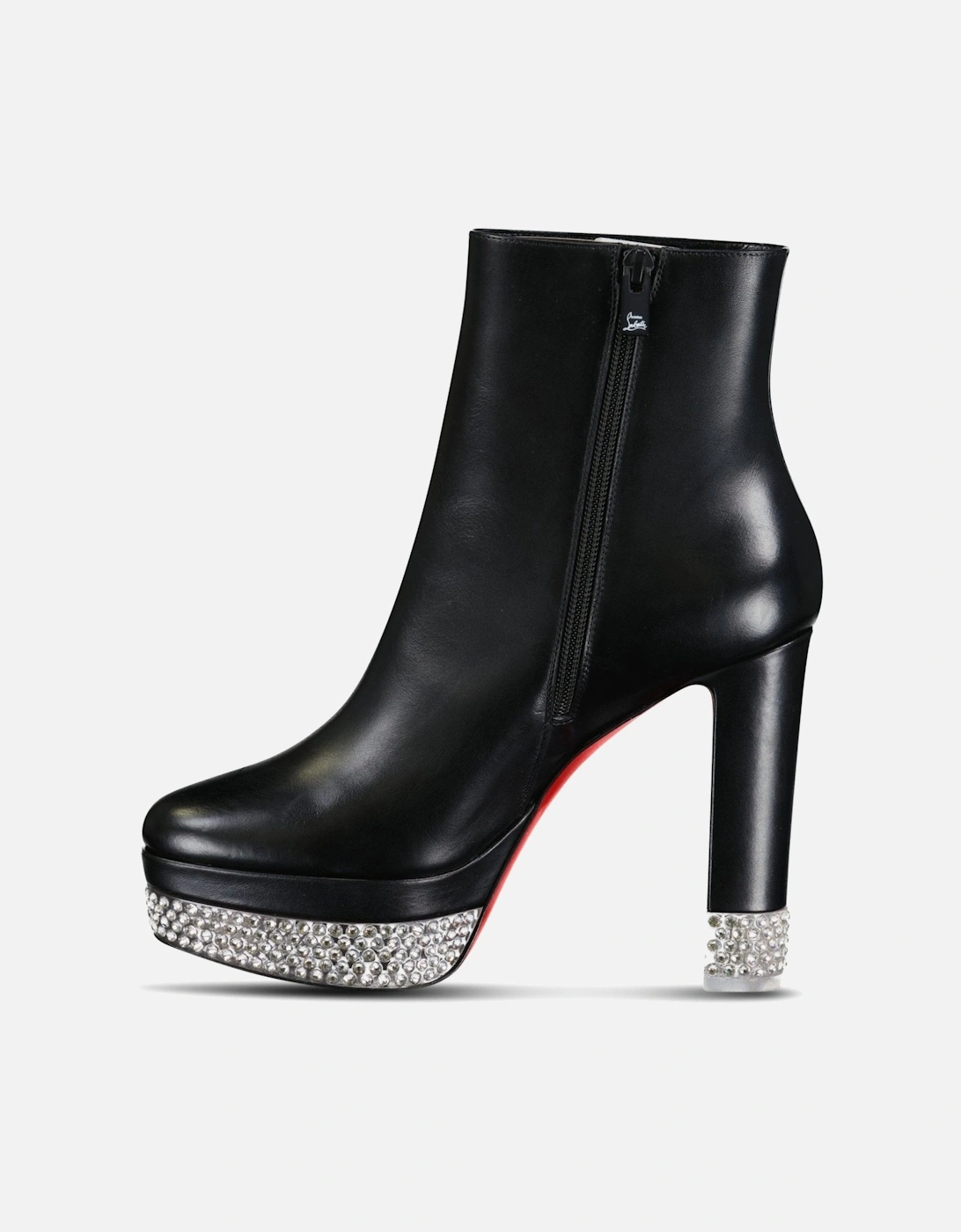 Cassandribooty Leather Ankle Boots Black