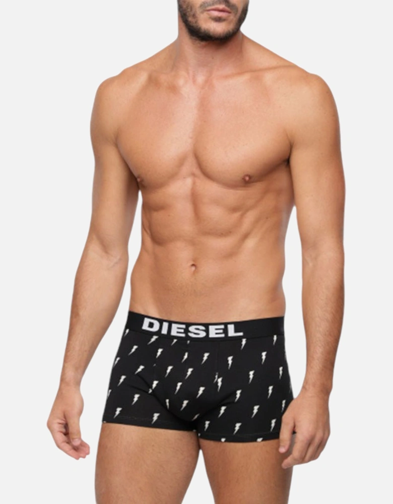 UMBX SHAWN SEASONAL Mens Boxer Trunk Shorts Single Pack Underwear Black