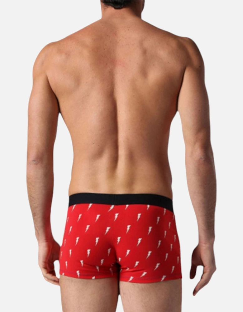 UMBX SHAWN SEASONAL Mens Boxer Trunk Shorts Single Pack Underwear Red