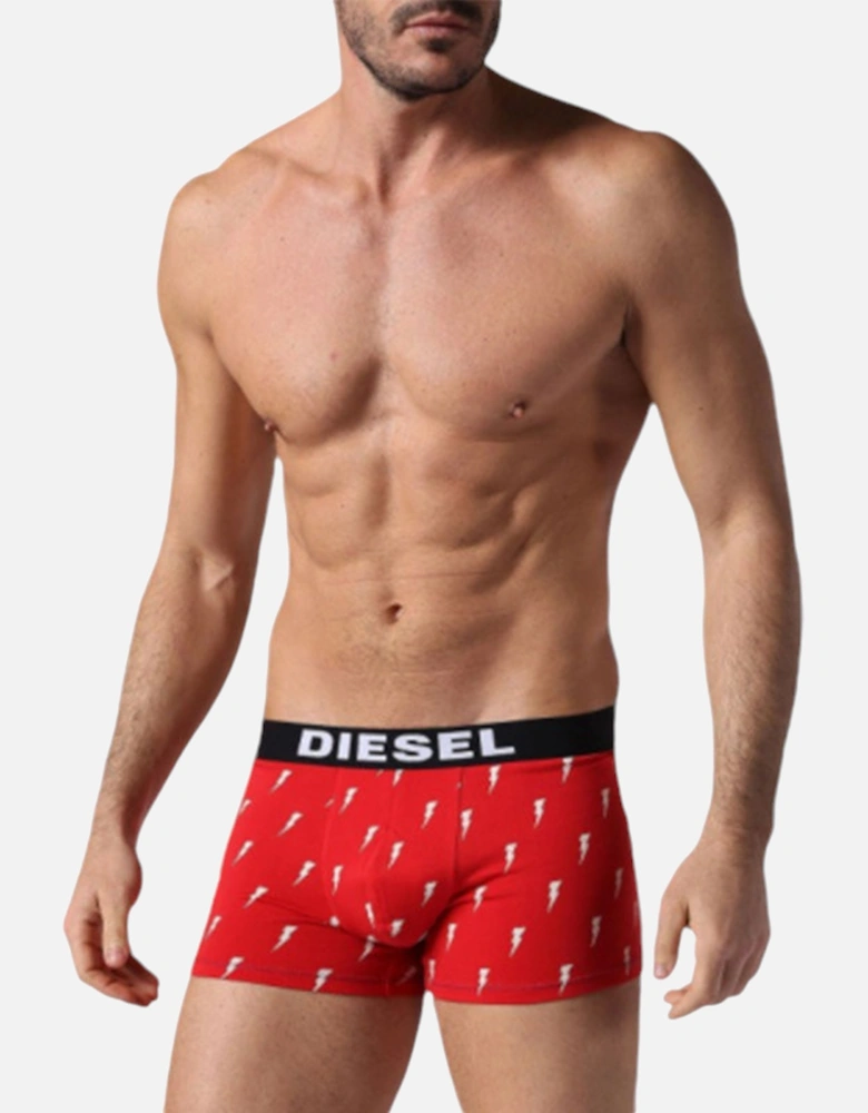 UMBX SHAWN SEASONAL Mens Boxer Trunk Shorts Single Pack Underwear Red