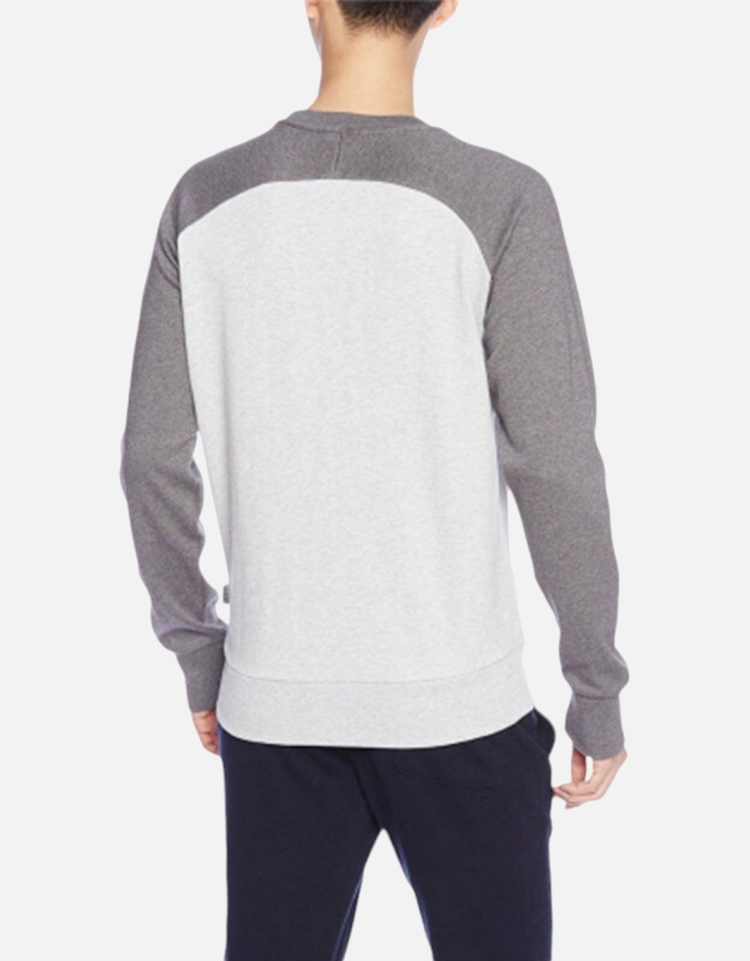 UMLT CASEY Mens Sweatshirt Long Sleeve Pullover Jumper Lounge Wear Grey