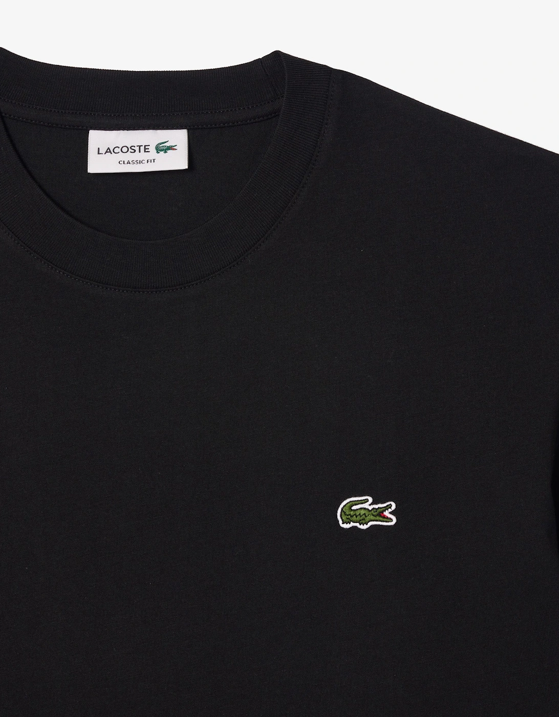 Classic Fit Cotton T-Shirt Black