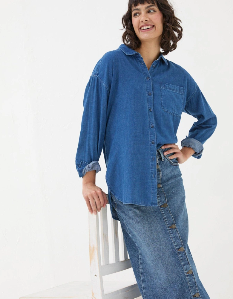 Carolin Denim Shirt - Blue