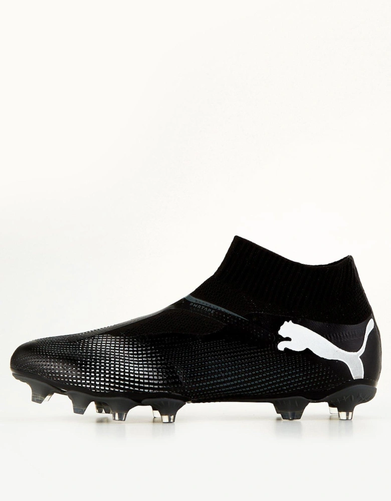 Mens Future 7 Match+ Laceless Firm Ground Football Boots - Black