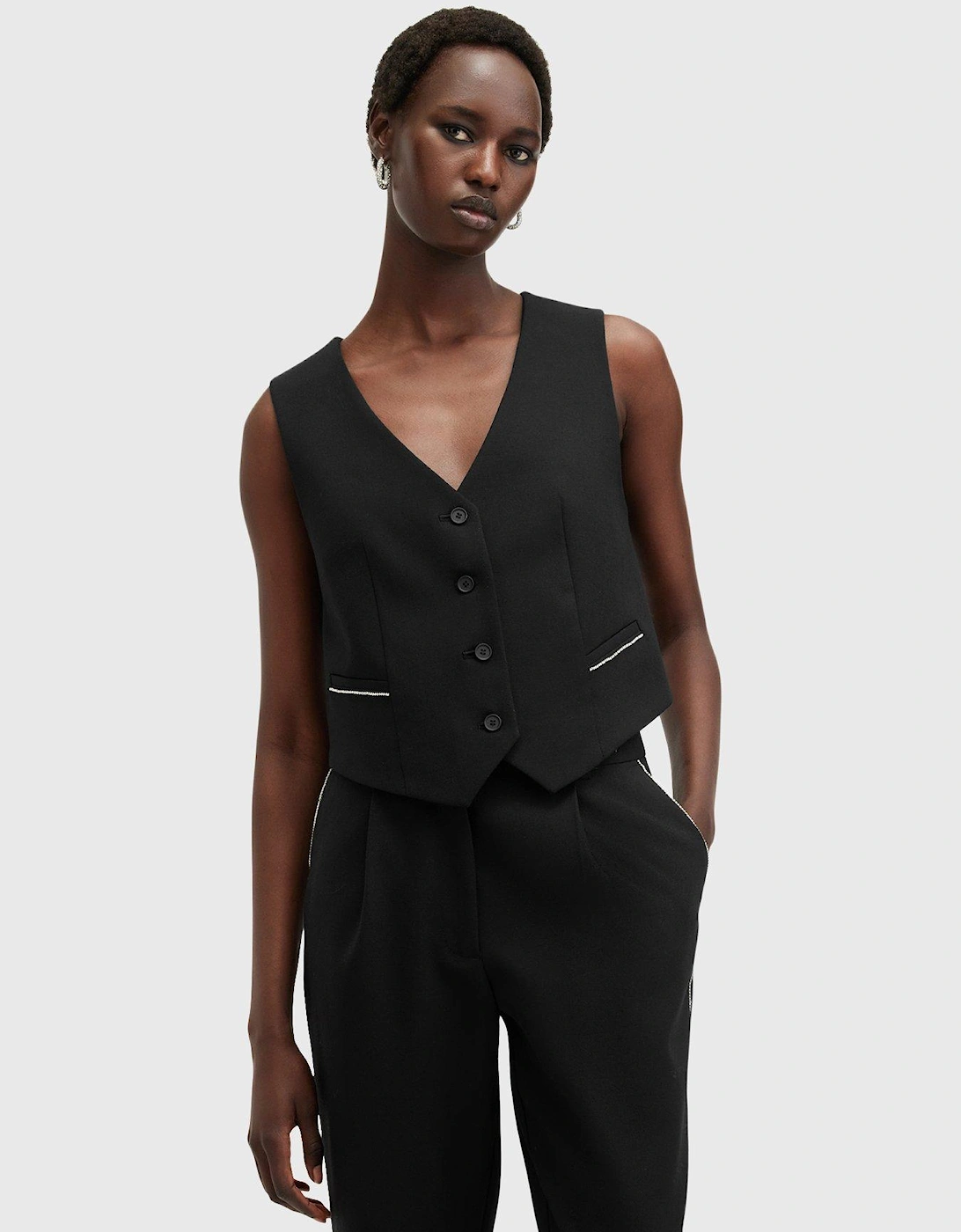 Atlas Krys Waistcoat - Black, 6 of 5