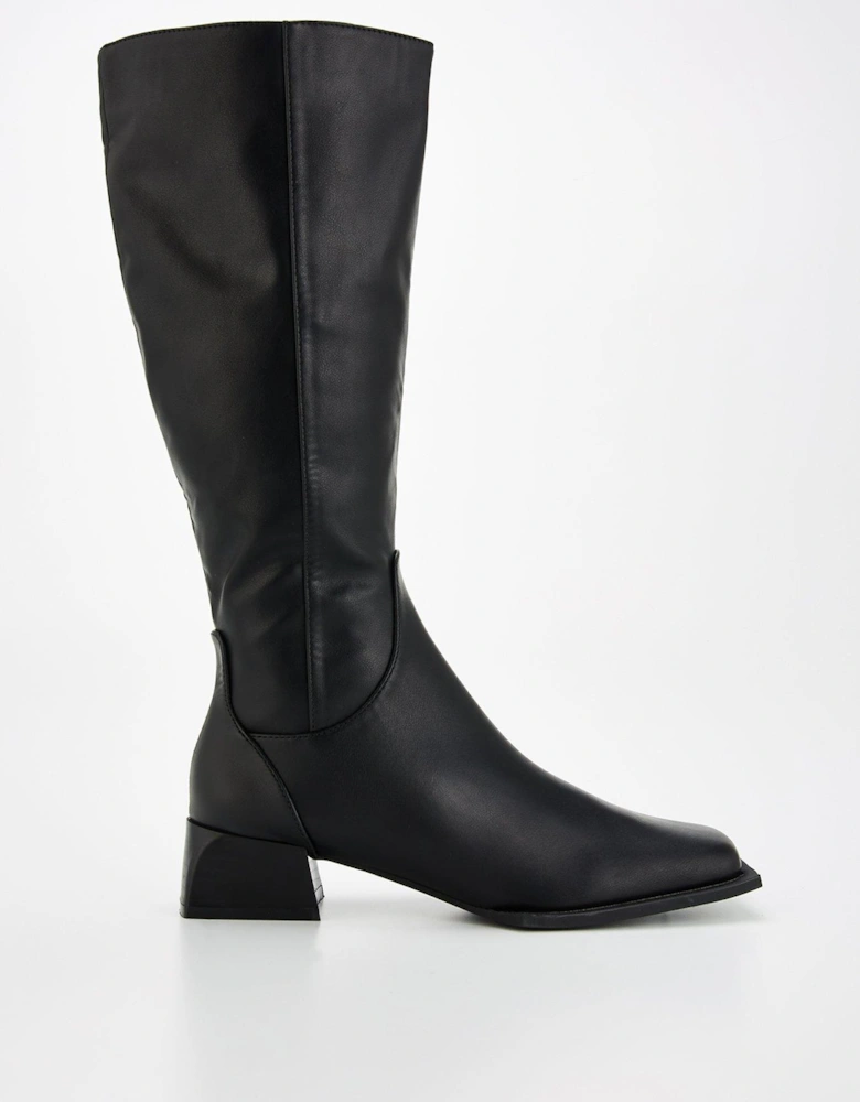 Elixir Knee High Boots - Black