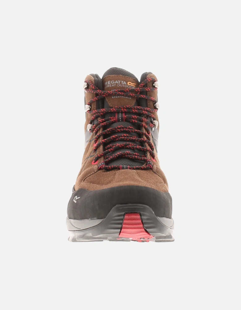 Mens Walking Boots Waterproof Samaris Pro ii Lace Up brown UK Size