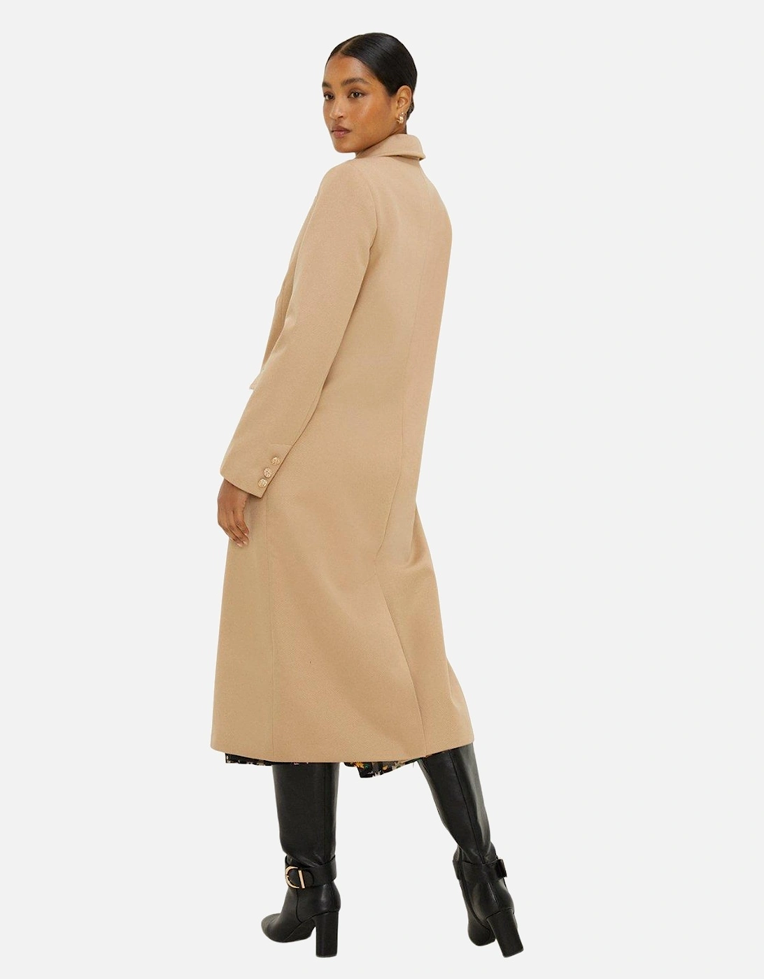 Womens/Ladies Maxi Double-Breasted Coat