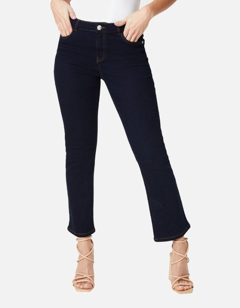 Womens/Ladies Comfort Stretch Petite Bootcut Jeans