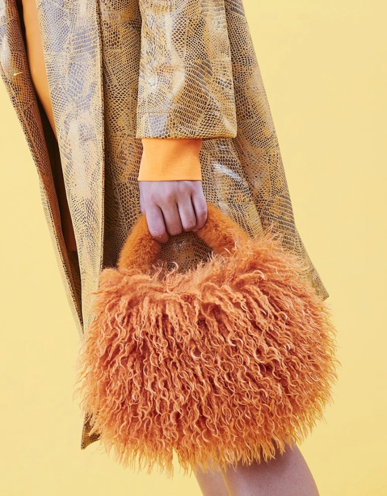 Bamboo Eco Faux Fur Bag