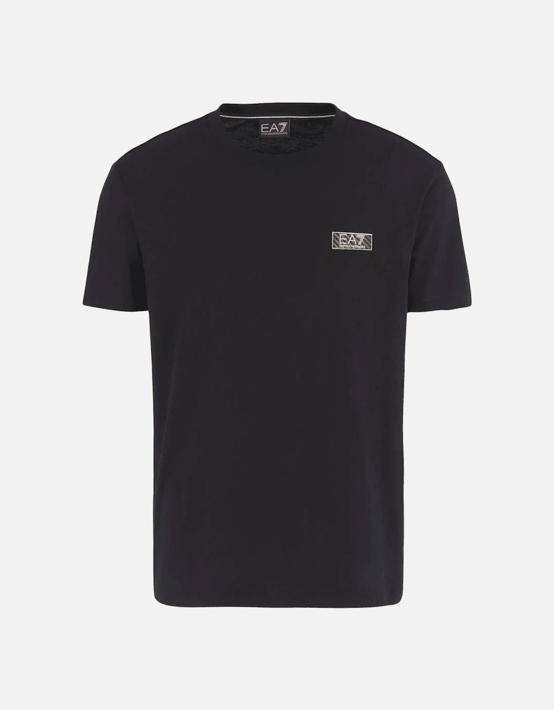 Gold Plaque Logo Black T-Shirt, 3 of 2