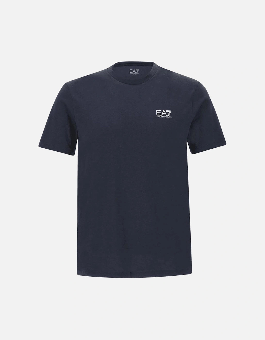 Cotton Basic Logo Deep Blue T-Shirt, 3 of 2