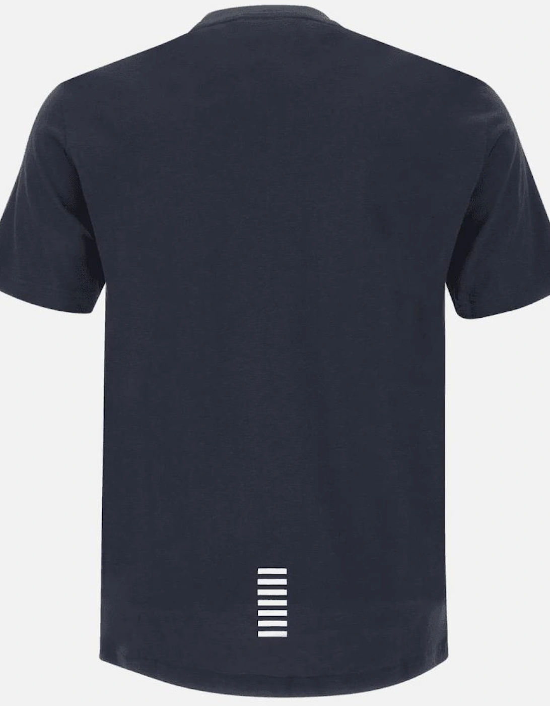 Cotton Basic Logo Deep Blue T-Shirt