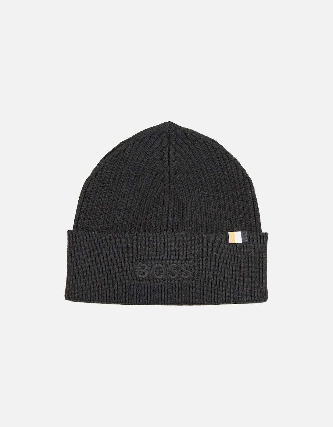 Cotton Wool Blend Beanie hat, Black, 4 of 3