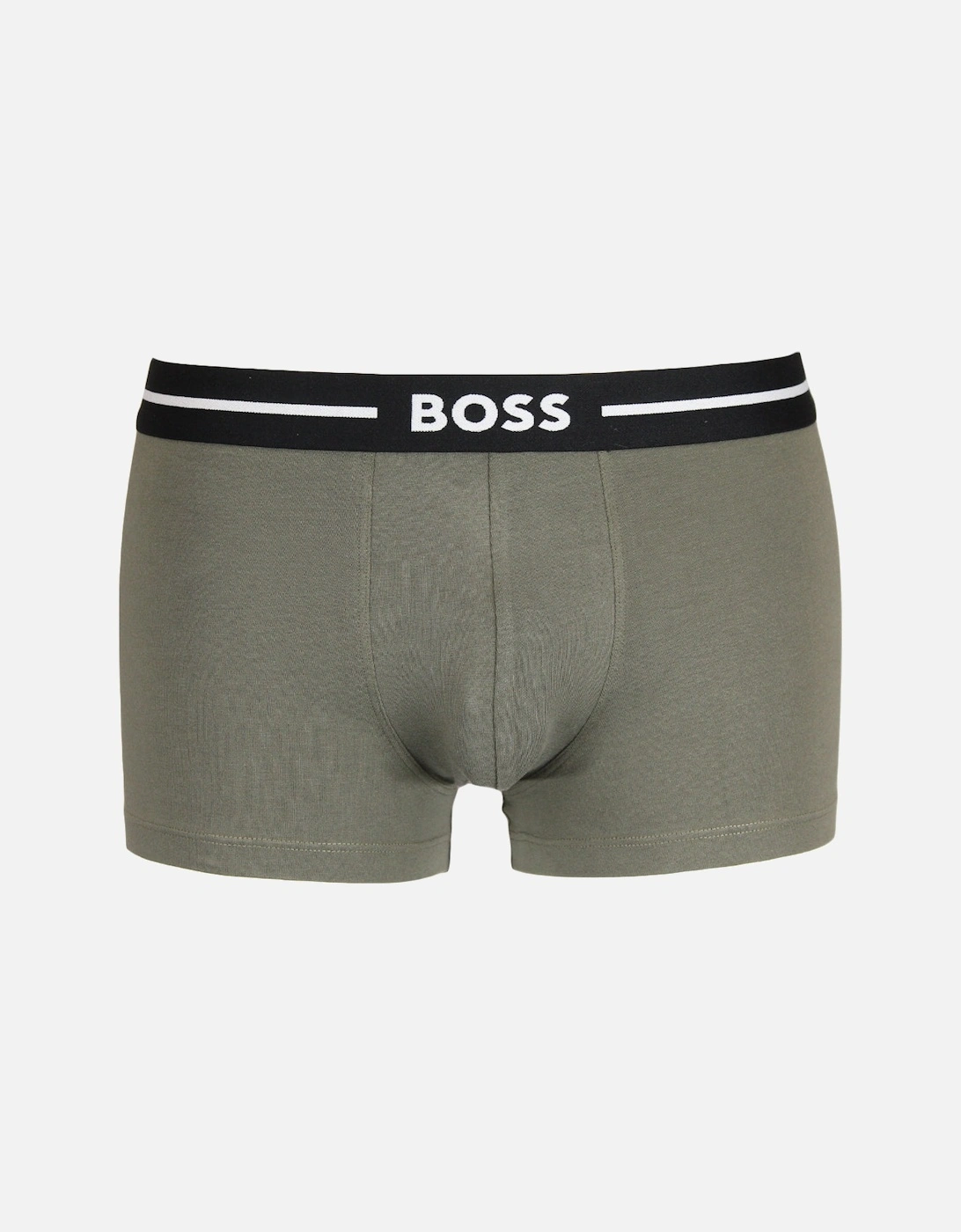 3-Pack Bold Boxer Trunks, Black/Khaki/Beige
