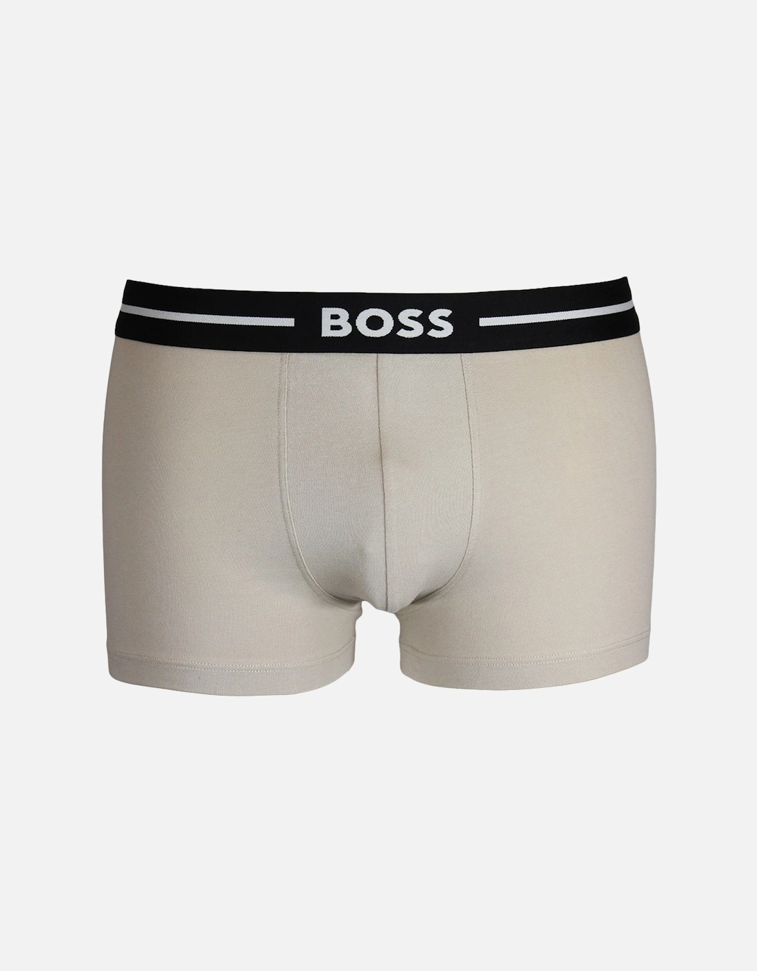 3-Pack Bold Boxer Trunks, Black/Khaki/Beige