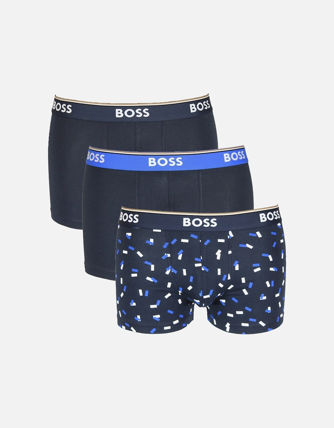 3-Pack Power Boxer Trunks, Navy, 8 of 7