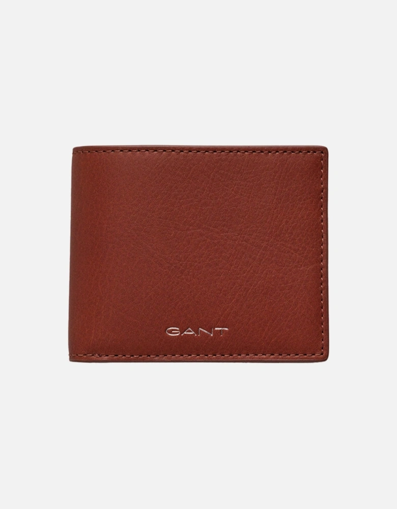 Leather Bifold Wallet, Sugar Almond