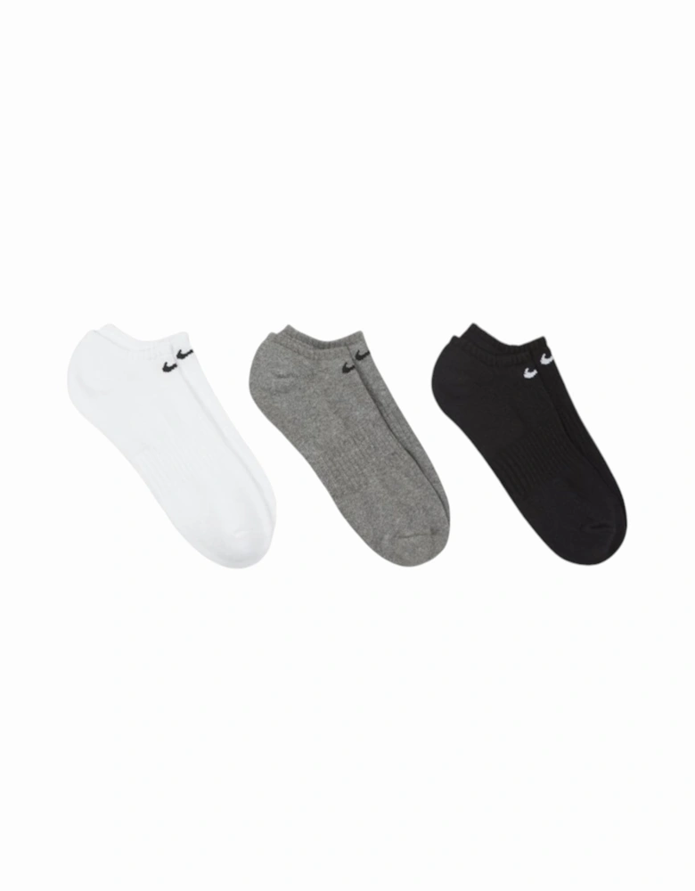 SX7673 Mens Ankle Socks 3 Pack Regular Stretch Cotton Low Cut Trainer Socks