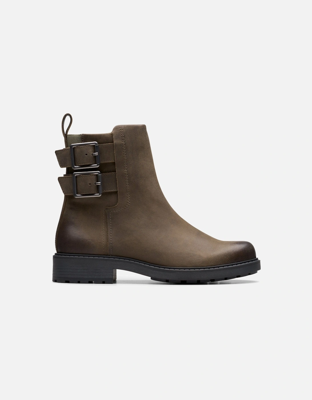 Clarks Women's Brown Orinoco2 Bay  Mole Grey Leather - Size 5.5