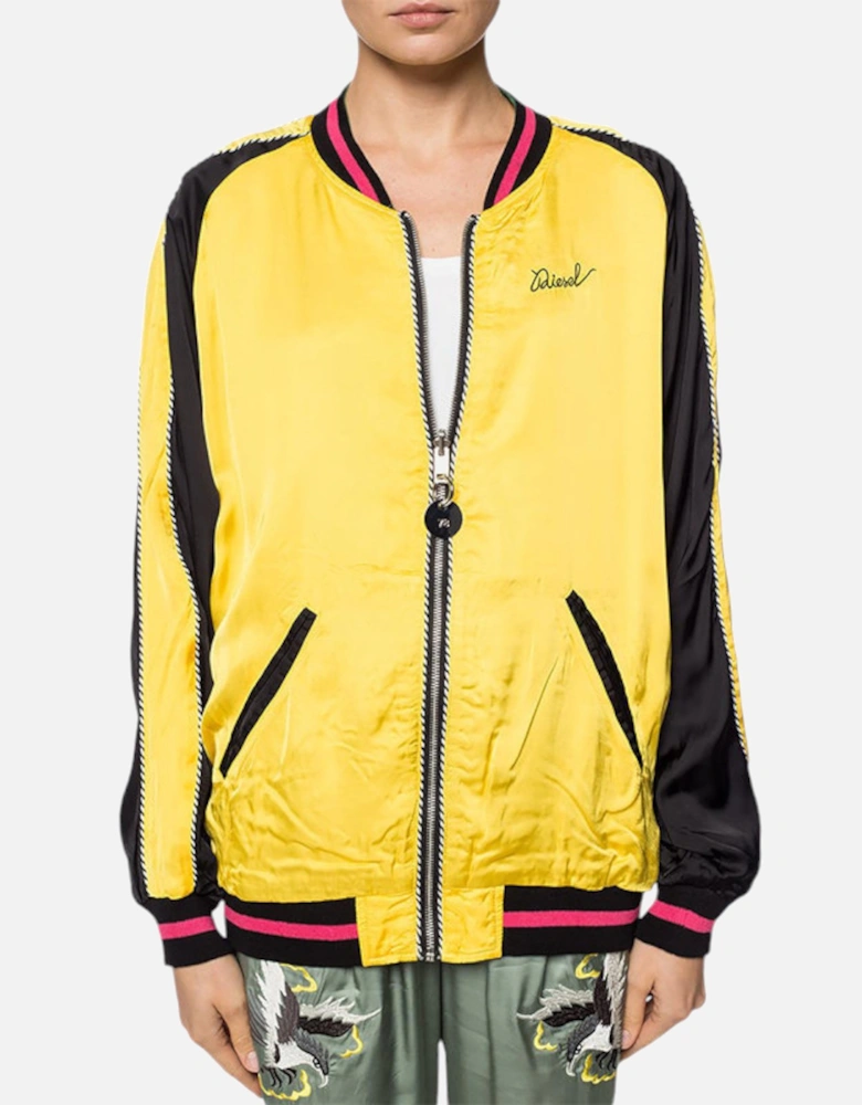 G FRANK A Womens Bomber Jacket Ladies Winter Outwear Reversible Coat XS S