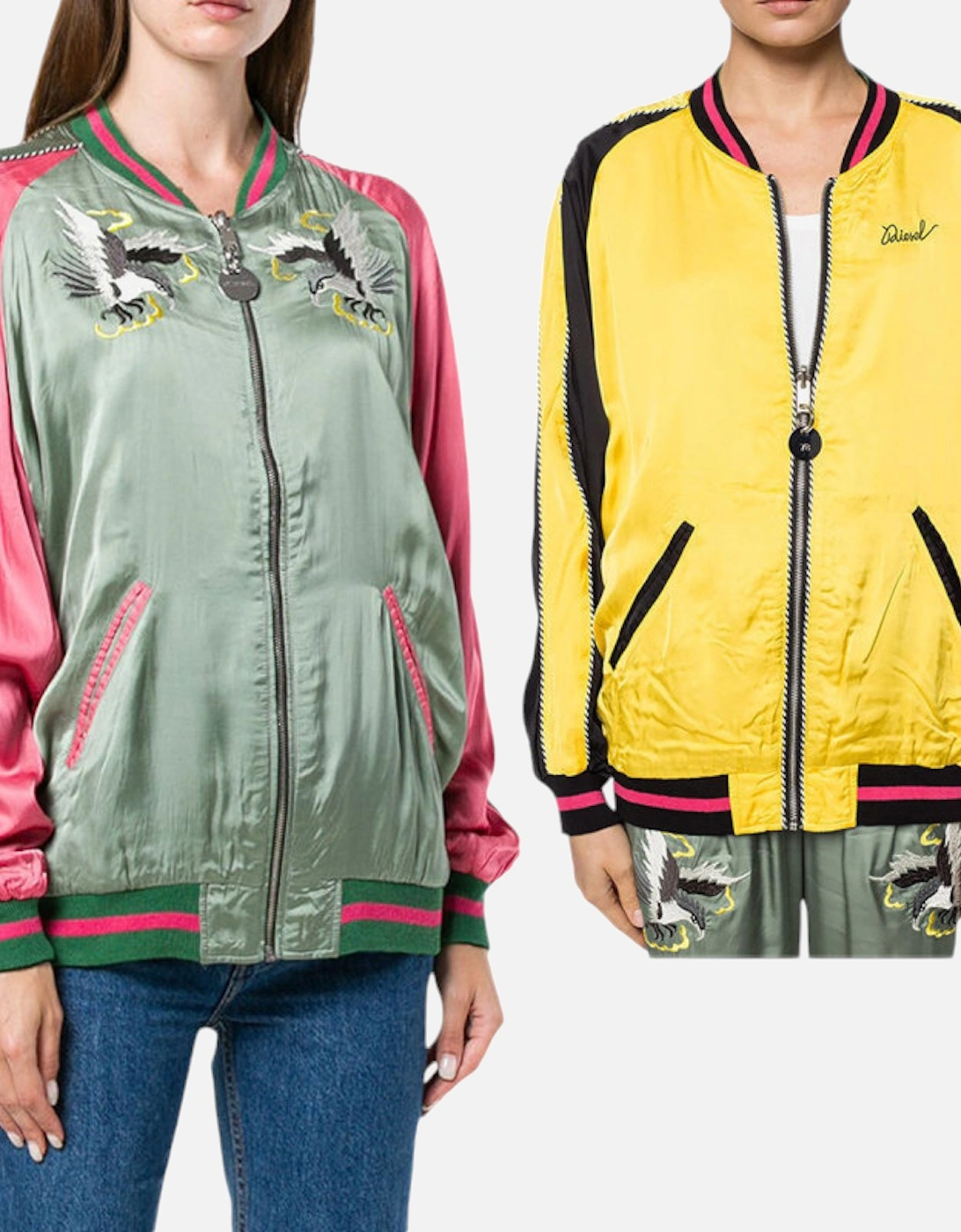 G FRANK A Womens Bomber Jacket Ladies Winter Outwear Reversible Coat XS S, 11 of 10
