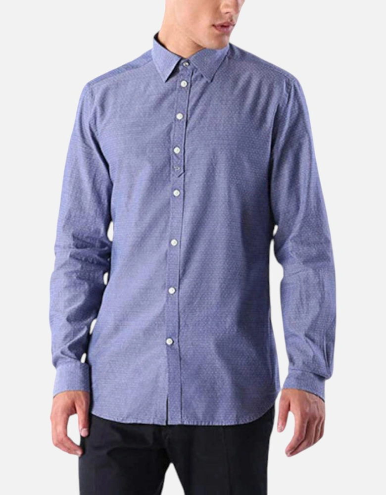 S ACHAI CAMICIA 0HAJD Mens Casual Shirts Long Sleeve Formal Cotton Top M