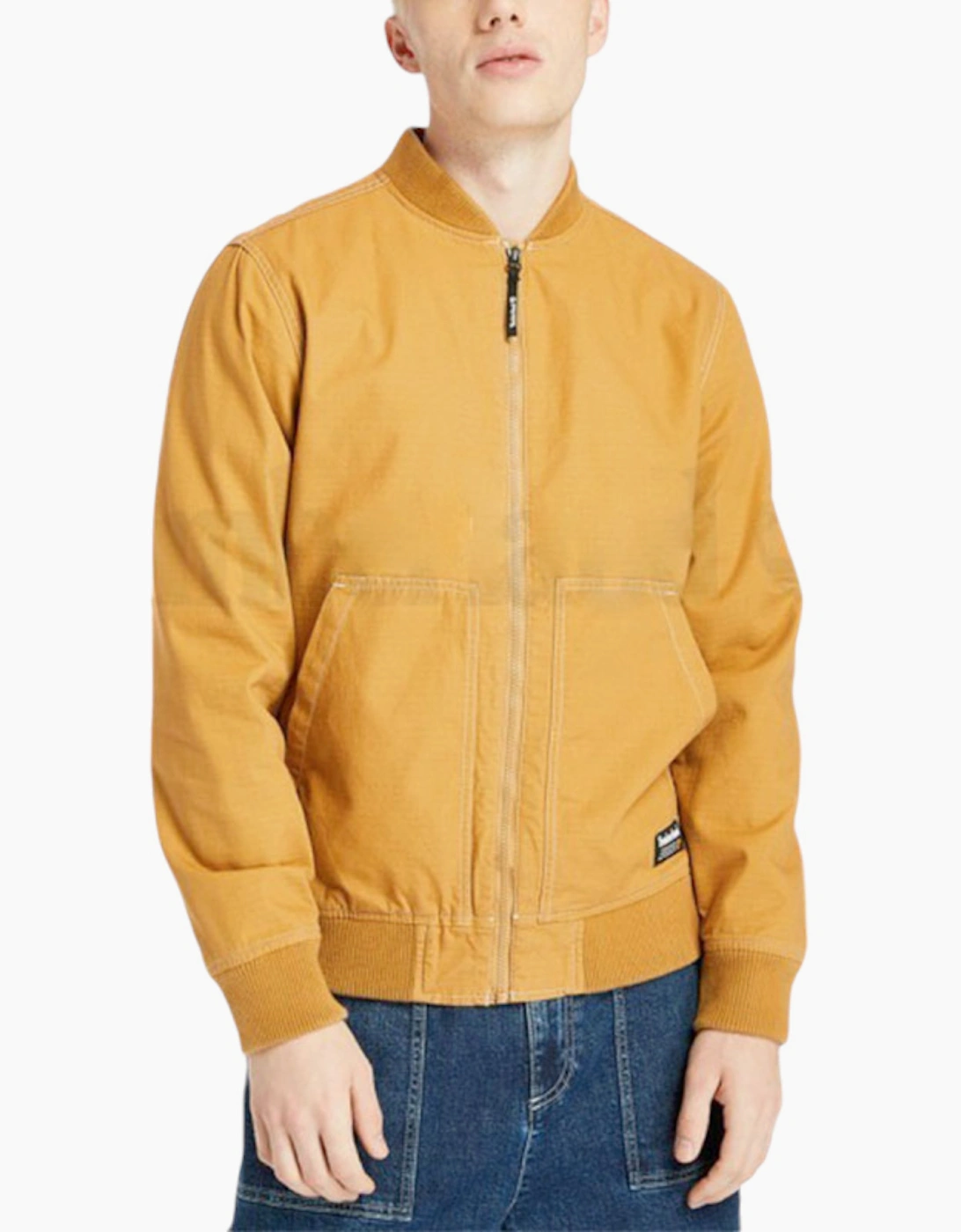 Men's Timberland Mens Bomber Jacket Full Zip - Green - Size: 40/Regular