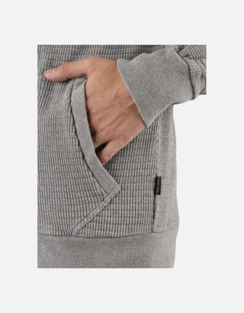 S ADAM FELPA Mens Hoodies Plain Casual Grey Top Zipper Hooded Sweatshirts