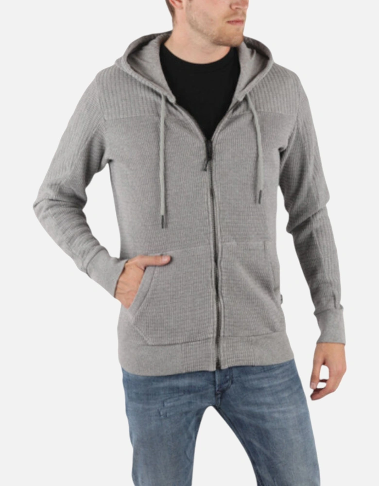 S ADAM FELPA Mens Hoodies Plain Casual Grey Top Zipper Hooded Sweatshirts