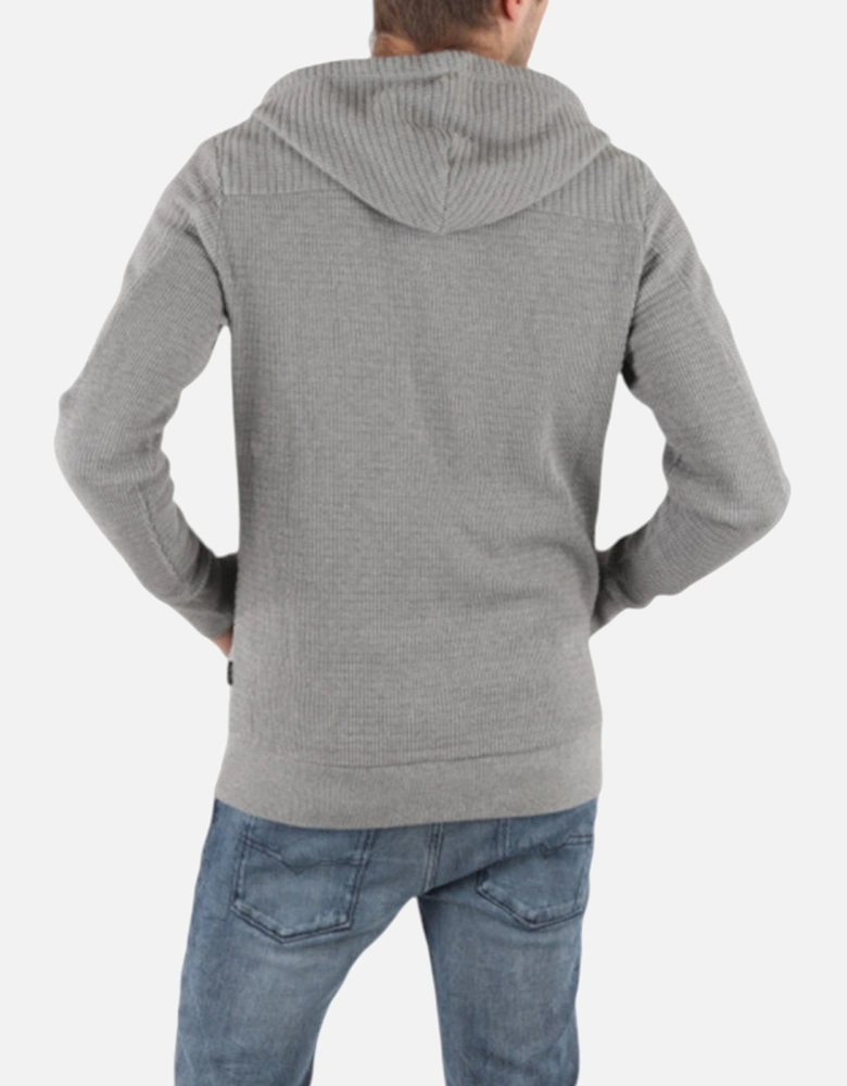 S ADAM FELPA Mens Hoodies Plain Casual Grey Top Zipper Hooded Sweatshirts