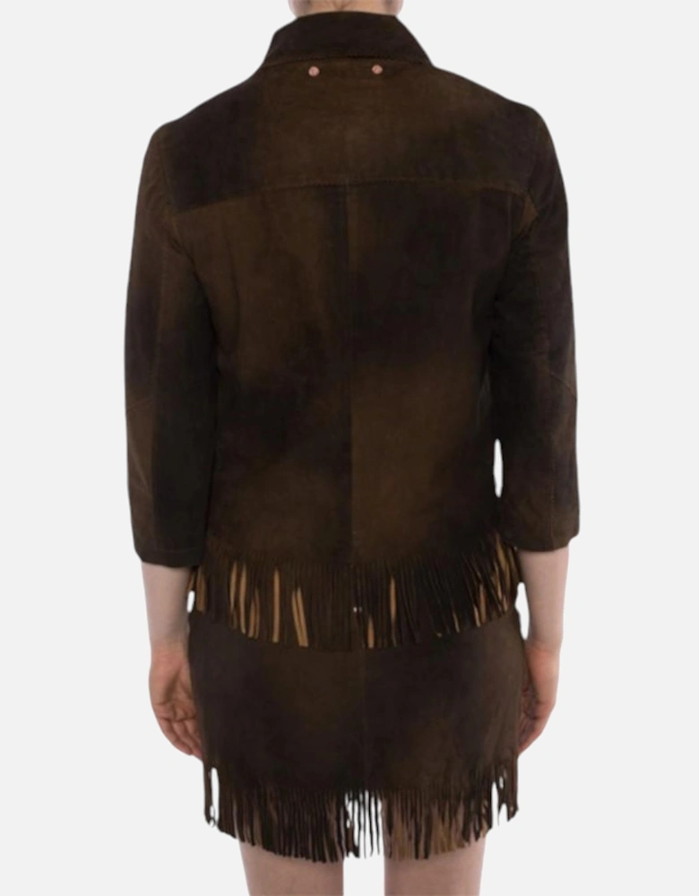 L FOXX Womens Genuine Leather Shirt
