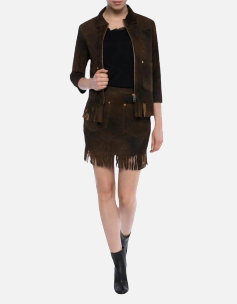 L FOXX Womens Genuine Leather Shirt