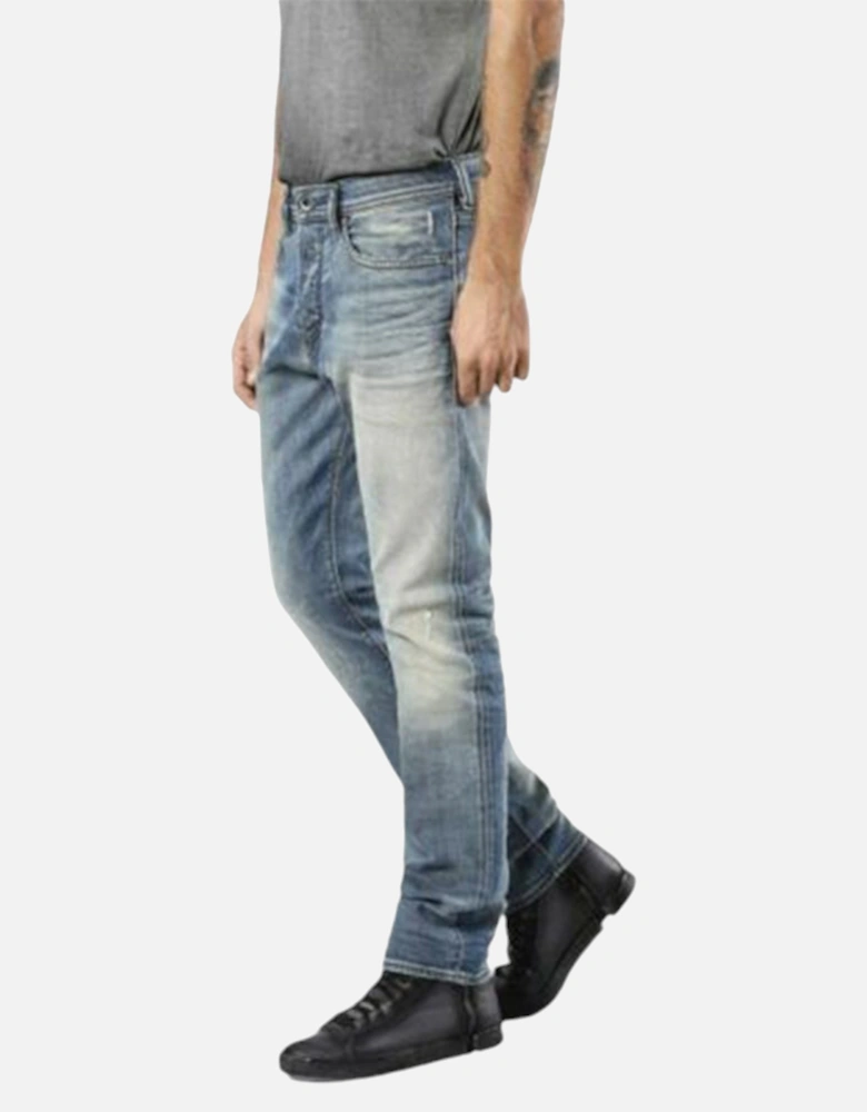 BUSTER 0845F Mens Denim Jeans Stretch Regular Slim Tapered Casual Pants