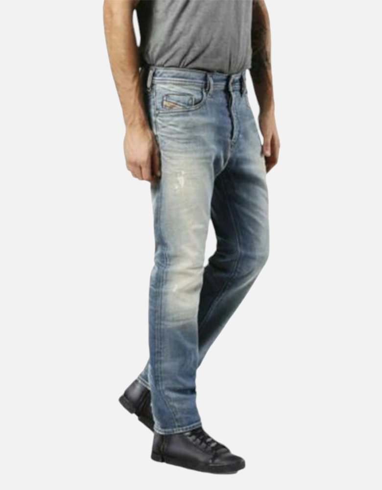 BUSTER 0845F Mens Denim Jeans Stretch Regular Slim Tapered Casual Pants