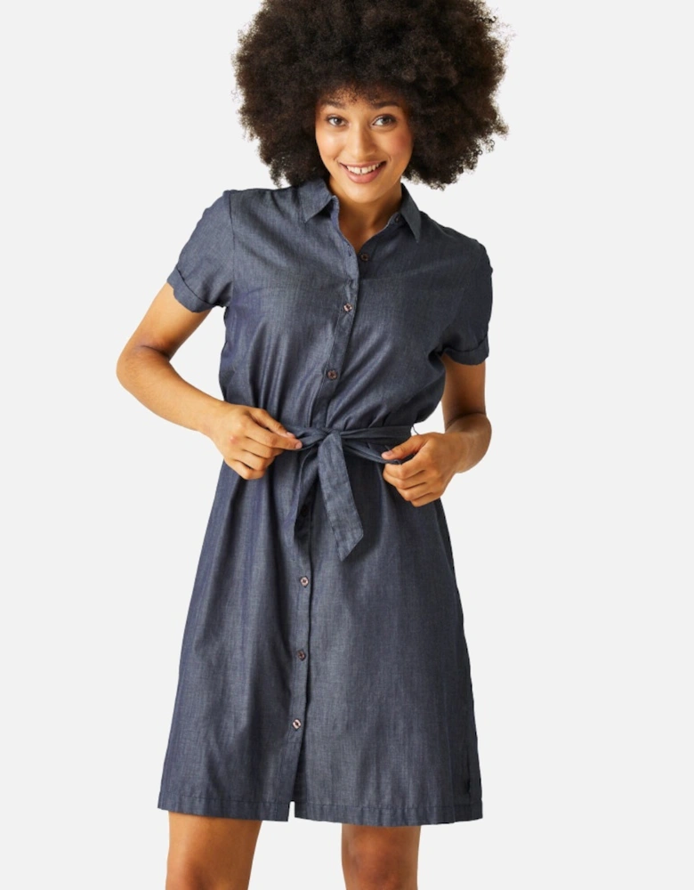 Womens Rema Cotton Shirt Dress