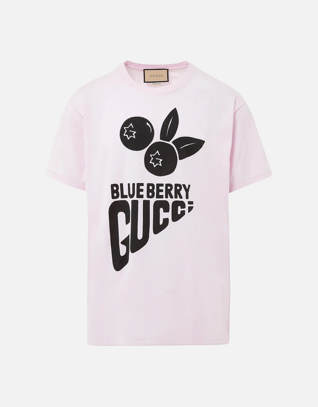 Blueberry Logo Oversized Fit Pink T-Shirt, 3 of 2