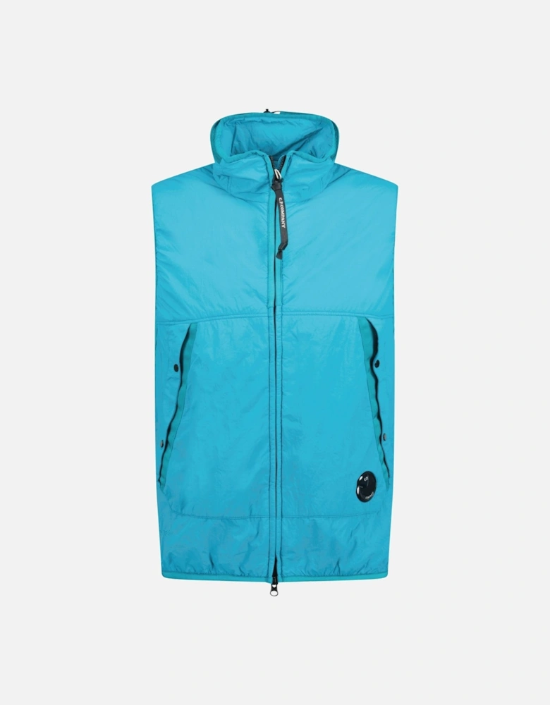 G.D.P. Padded Gilet Aqua