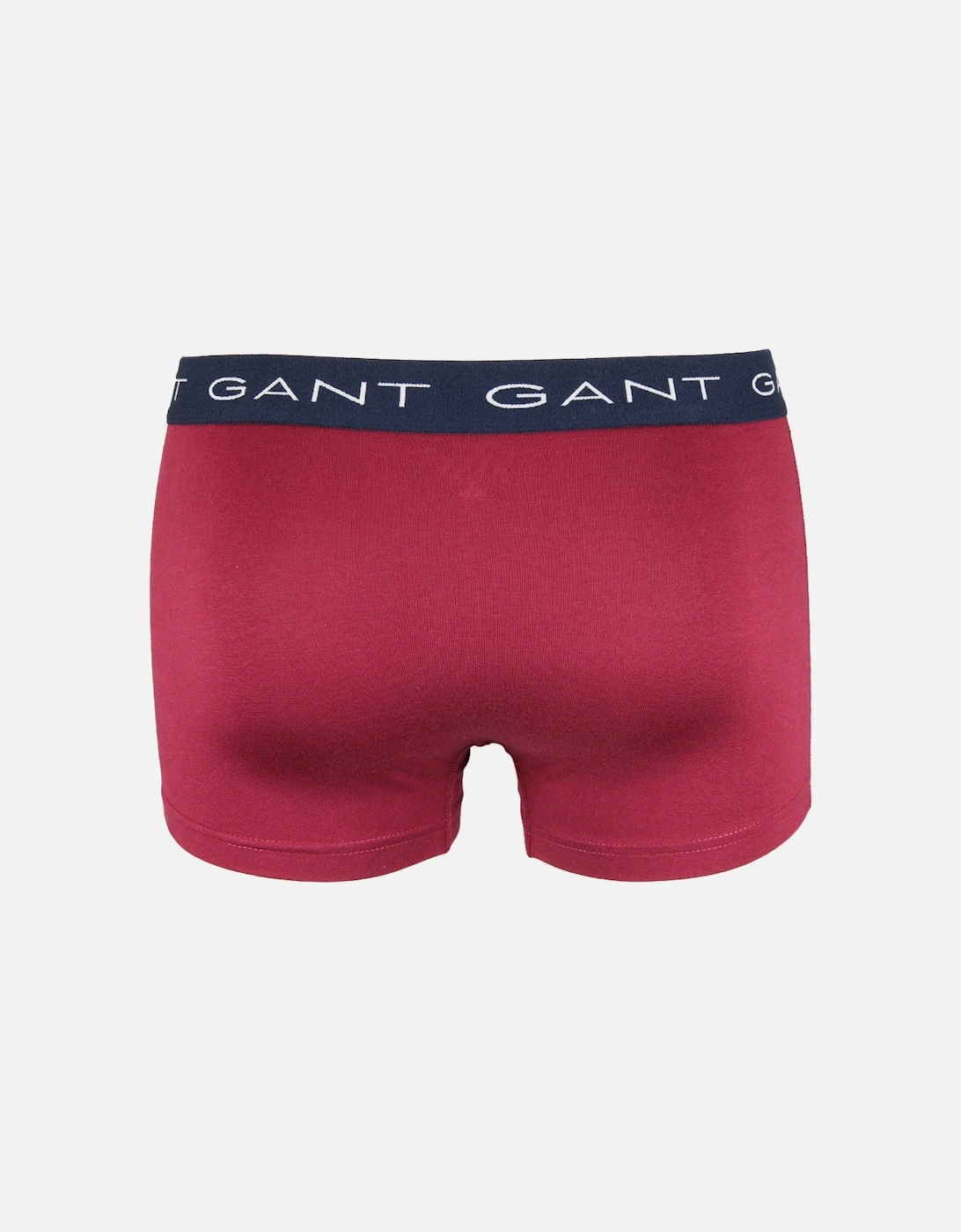 5-Pack Logo Waistband Boxer Trunks, Rich Wine