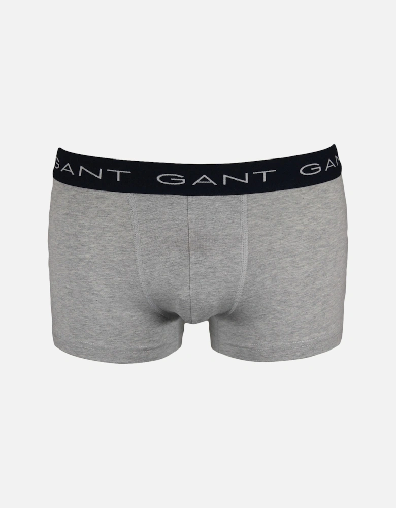 5-Pack Logo Waistband Boxer Trunks, Rich Wine