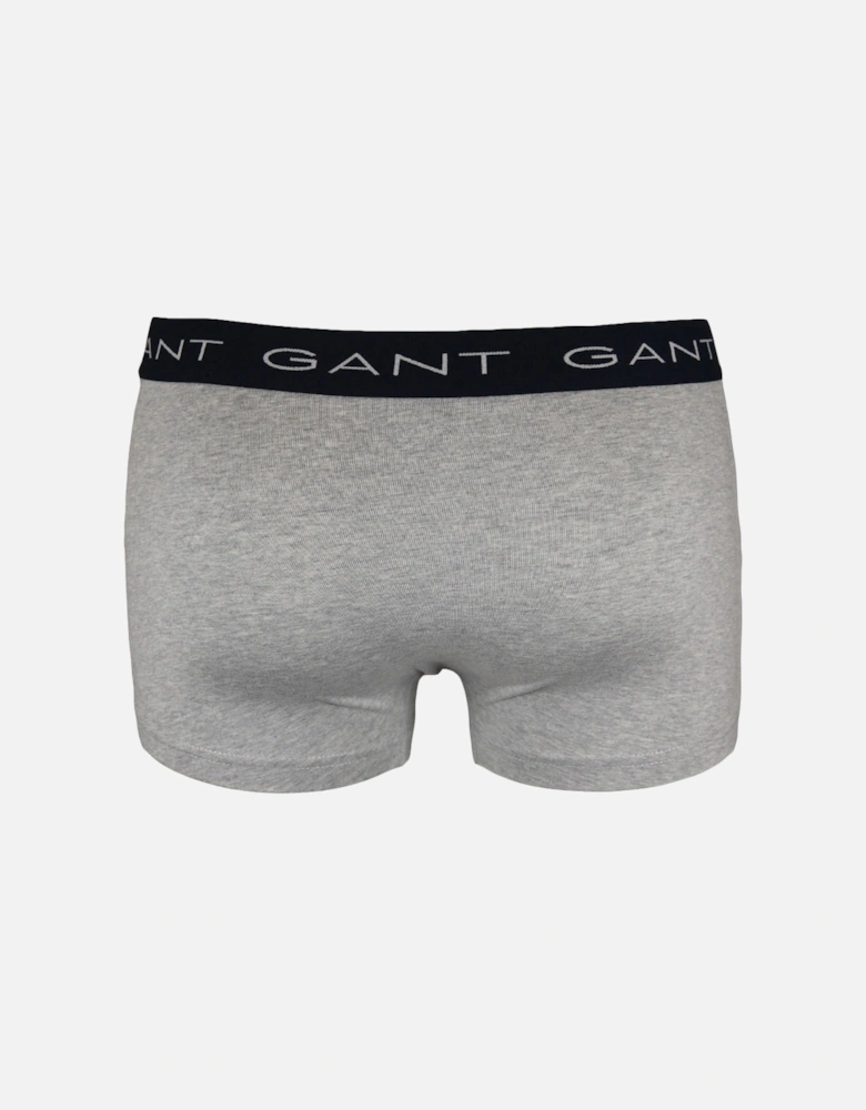 5-Pack Logo Waistband Boxer Trunks, Rich Wine